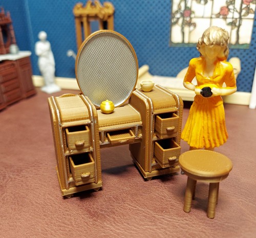 Miniature vanity dresser